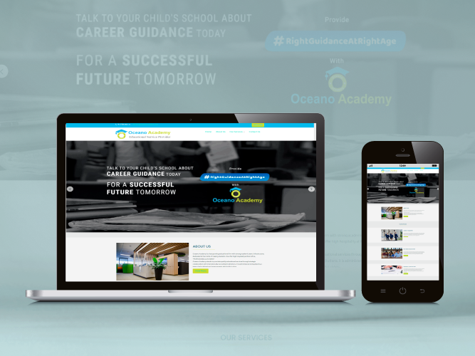 Oceano Academy Website Development