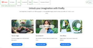 AI tools for graphic designers. Adobe Firefly 1