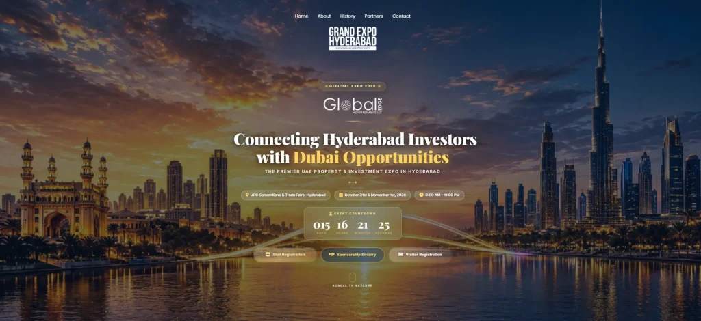 Grand Expo Official Web Interface Preview
